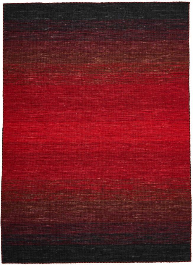 MOMO Rugs Vloerkleed Panorama Kelim Black Red 140x200 cm - Foto 2