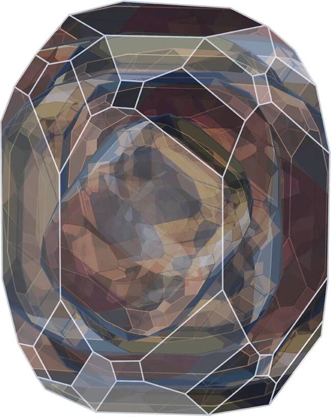 Moooi Carpets Crystal Brown 228x287 cm Vloerkleed