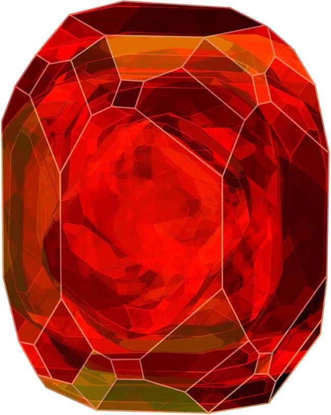 Moooi Carpets Crystal Red 228x287 cm Vloerkleed