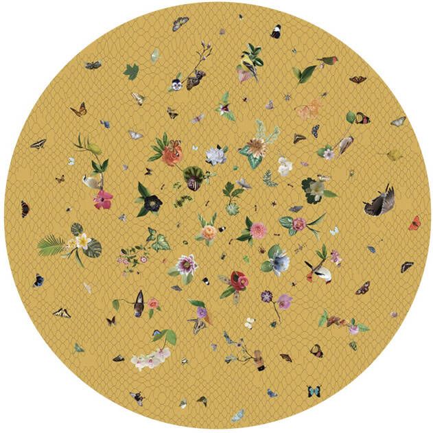 Moooi Carpets Garden of Eden Yellow 250 rond Vloerkleed