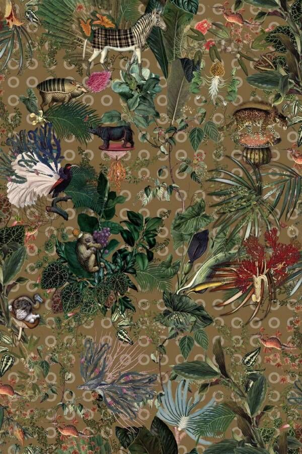 Moooi Carpets Menegerie of Extinct Animals Curry 200x300 cm Vloerkleed