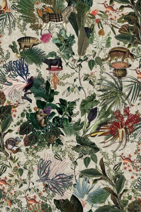 Moooi Carpets Menegerie of Extinct Animals Ivory 200x300 cm Vloerkleed