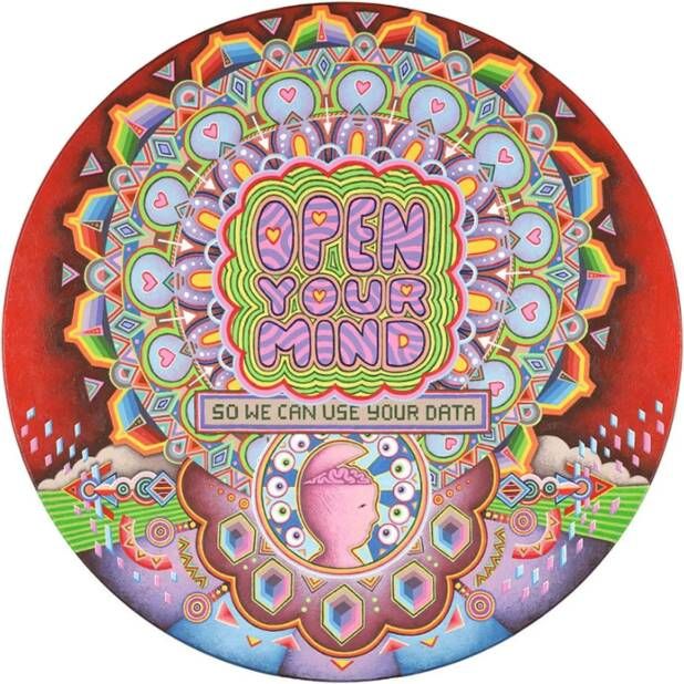 Moooi Carpets Open your Mind 150 rond Vloerkleed