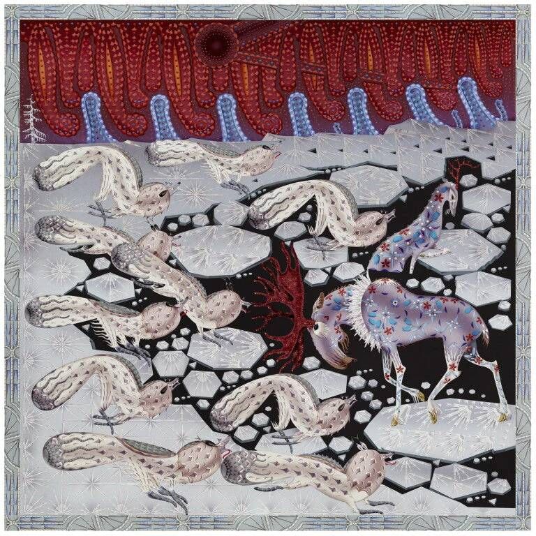 Moooi Carpets Polar Byzantine Chapter III 200x200 cm Vloerkleed