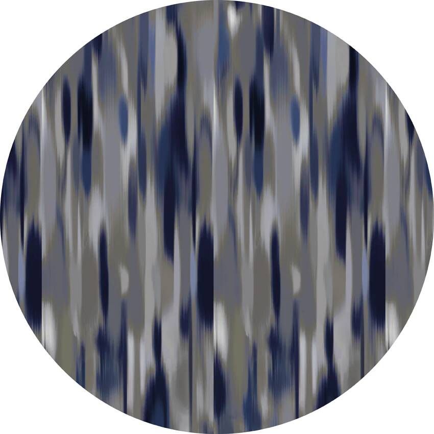 Moooi Carpets Rond Vloerkleed Akira Round Navy Soft Yarn - Foto 1