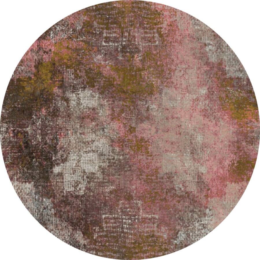 Moooi Carpets Rond Vloerkleed Erosion Round Rosegold Low Pile 250 cm rond