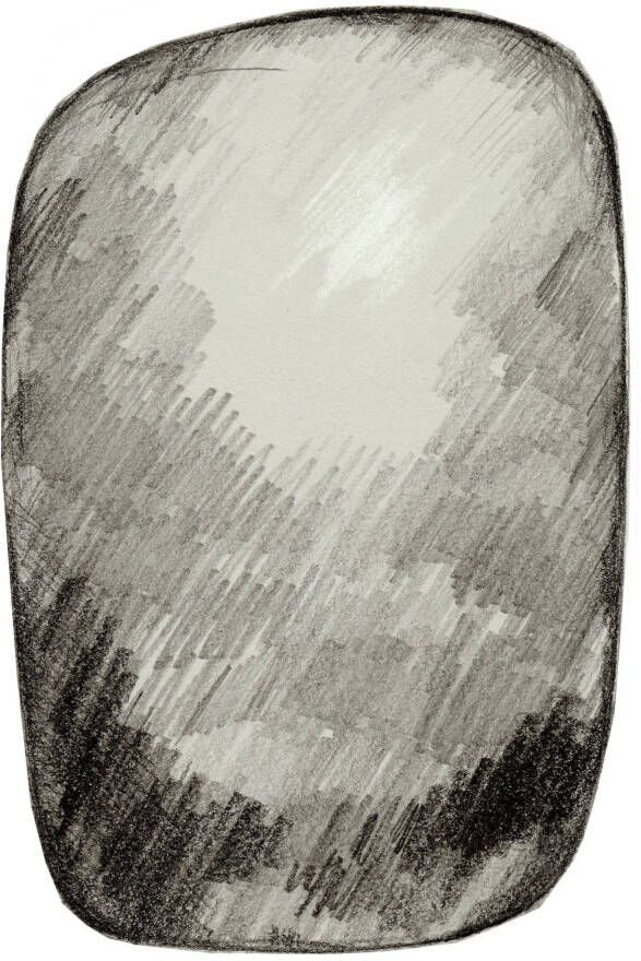 Moooi Carpets Scribble Grey 200x300 cm Rond Vloerkleed