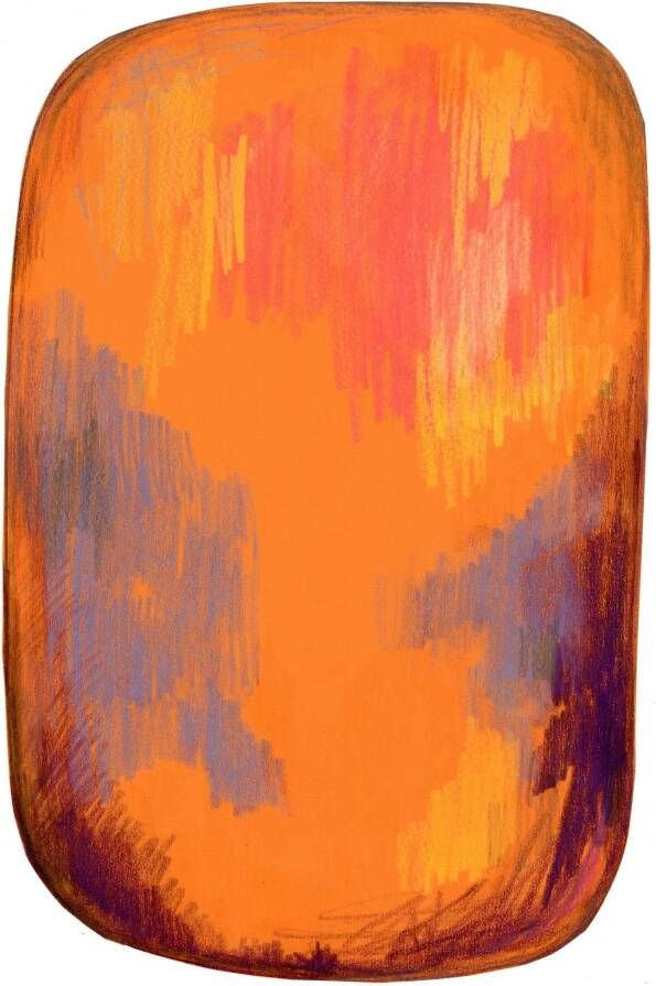 Moooi Carpets Scribble Yellow 200x300 cm Rond Vloerkleed