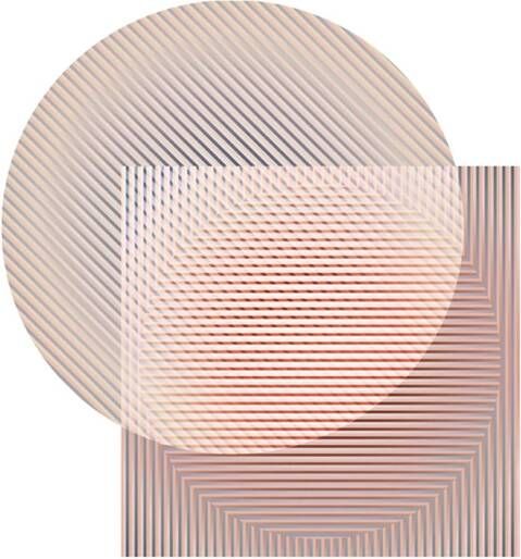 Moooi Carpets Trichroic Dalston Duo Shape 296x392 cm Rond Vloerkleed