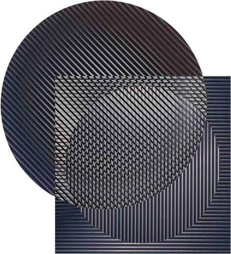 Moooi Carpets Trichroic Hoxton Duo Shape 296x392 cm Rond Vloerkleed