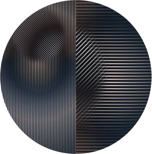 Moooi Carpets Trichroic Hoxton Round 250 rond Vloerkleed