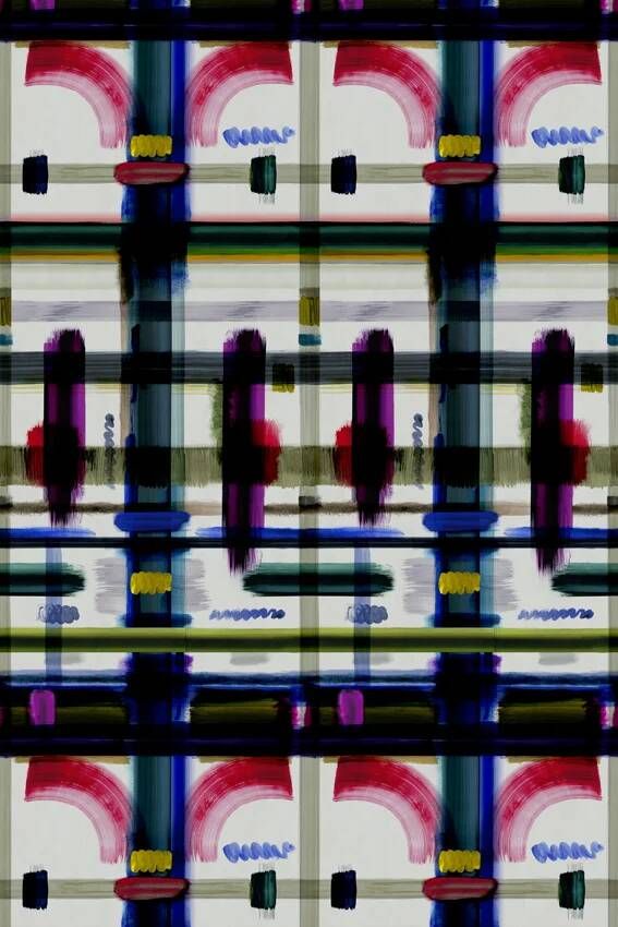 Moooi Carpets Vloerkleed Corinthian Check Rectangle Jewel Soft Yarn