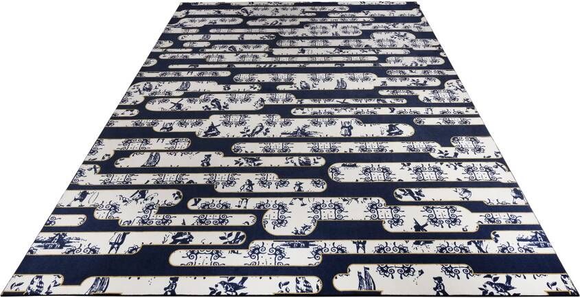 Moooi Carpets Vloerkleed Dutch Sky Blue Low Pile