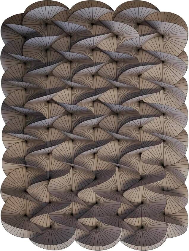 Moooi Carpets Vloerkleed Serpentine Grey Beige Wool