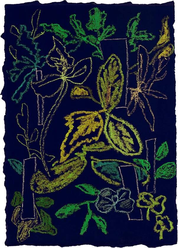 Moooi Carpets Vloerkleed Sprouts Scarlet Blue Low Pile