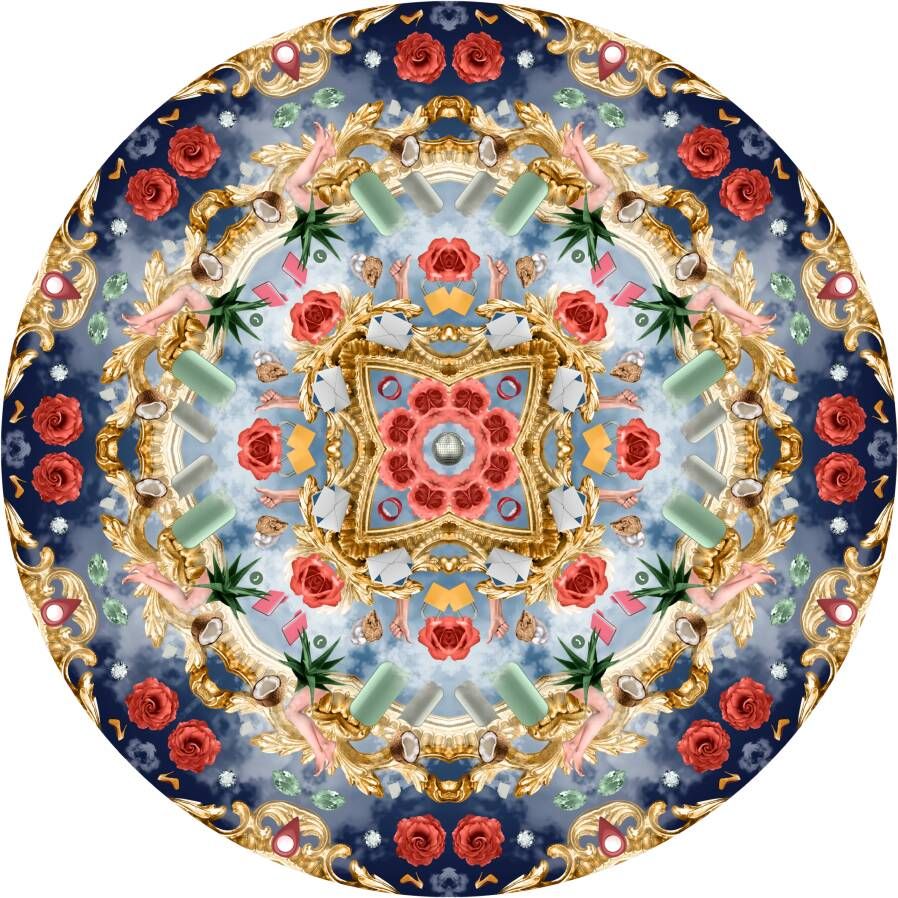 Moooi Carpets Vloerkleed Utopian Fairy Tales Royal Low 250 cm rond