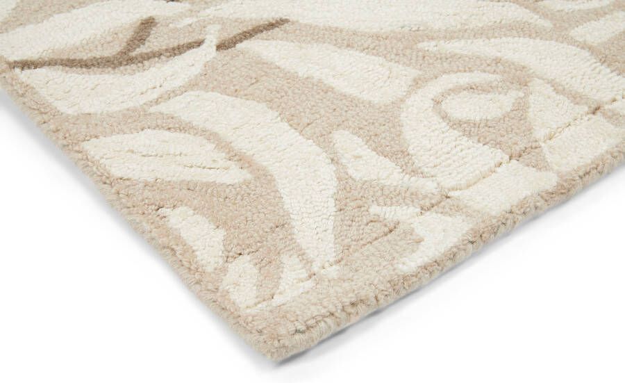 Morris & Co Willow Bough ivory 28309 Vloerkleed 250x350 Rechthoek Laagpolig Tapijt Klassiek Taupe Wit - Foto 2