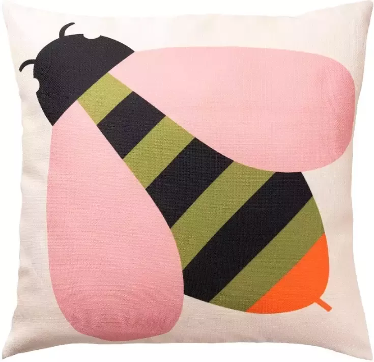 Orla Kiely Kussen Busy Bee Outdoor 45x45 cm