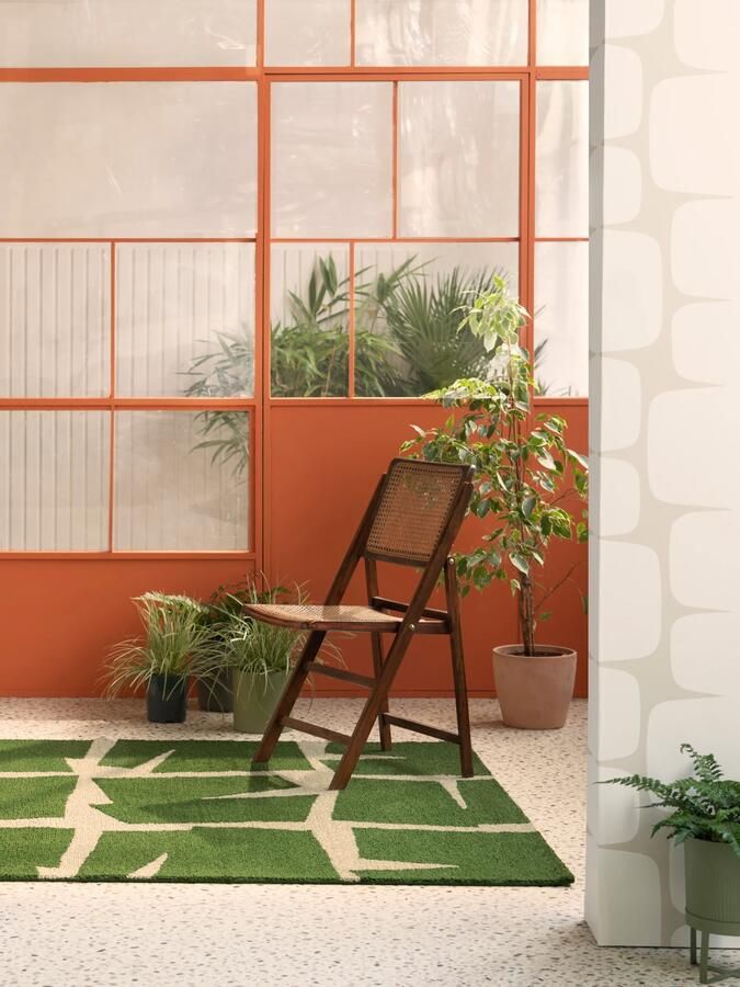 Scion Buitenkleed Moqui Green 426507 Vloerkleed