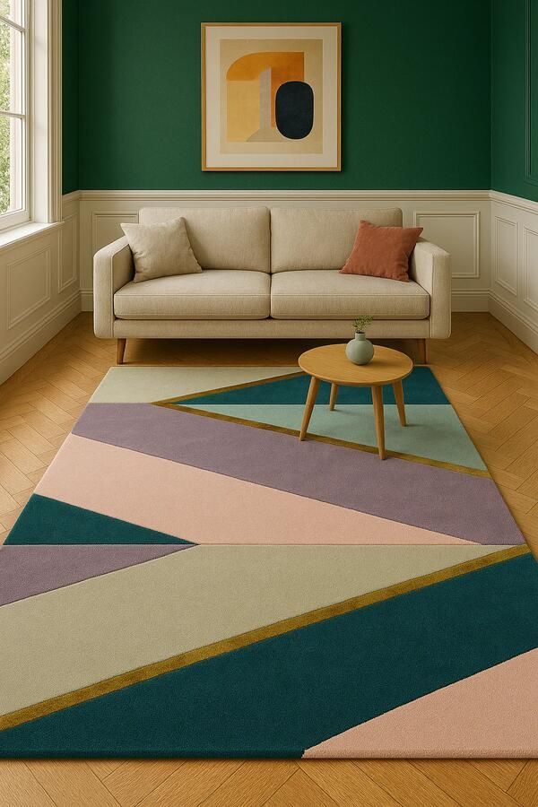 Ted Baker Sahara Pink 56102 Vloerkleed 200x280 Rechthoek Laagpolig Tapijt Klassiek Meerkleurig - Foto 2