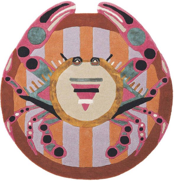 Ted Baker Zodiac Cancer 161405 Vloerkleed 100 rond Laagpolig Rond Tapijt Modern Meerkleurig - Foto 3