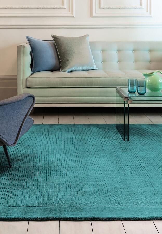 Vloerkledenwinkel MOMO Rugs York Teal Vloerkleed