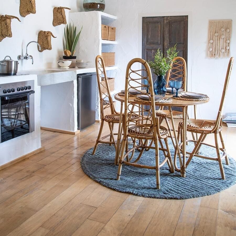 Vloerkledenwinkel Vloerkleed Woolable Green Tea Round (outlet) 160 cm rond