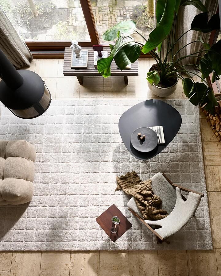 Vtwonen vloerkleed Blocks Warm White