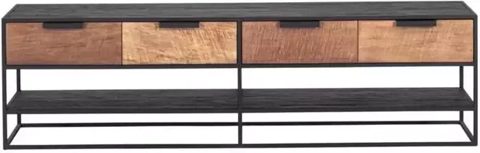 DTP Home TV wall element TV stand Cosmo 4 drawers 50x180x40 cm recycled teakwood