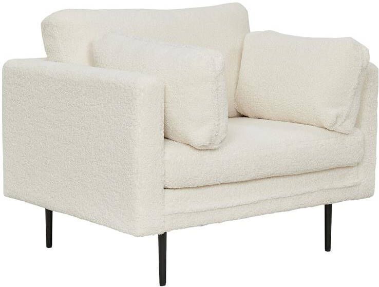 24Designs Maud Fauteuil Witte Teddystof