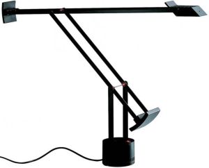 Artemide Tizio bureaulamp retrofit zwart