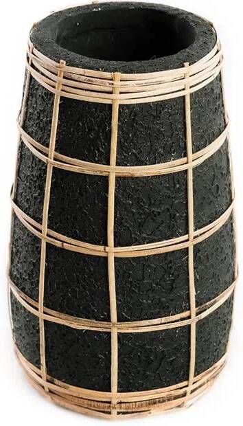 Bazar Bizar The Cutie Vase Black Natural S