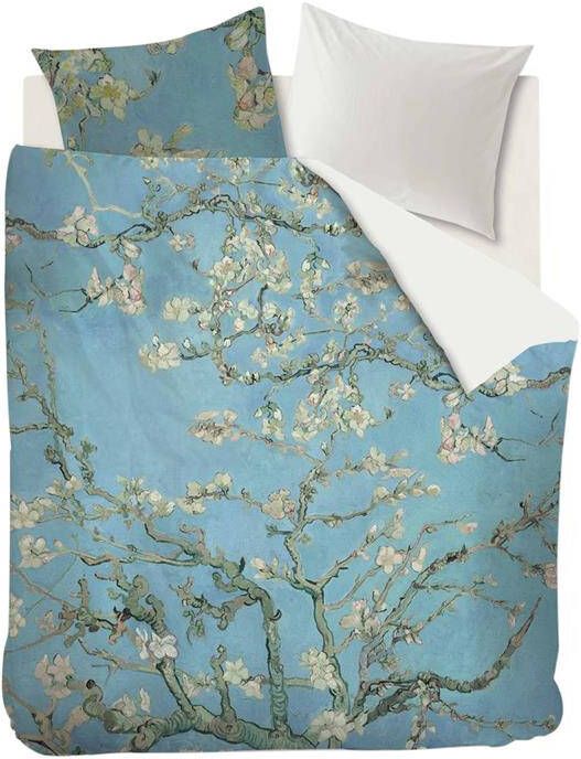 Beddinghouse x Van Gogh Museum Almond Blossom Dekbedovertrek 200 x 200 220 cm Blauw