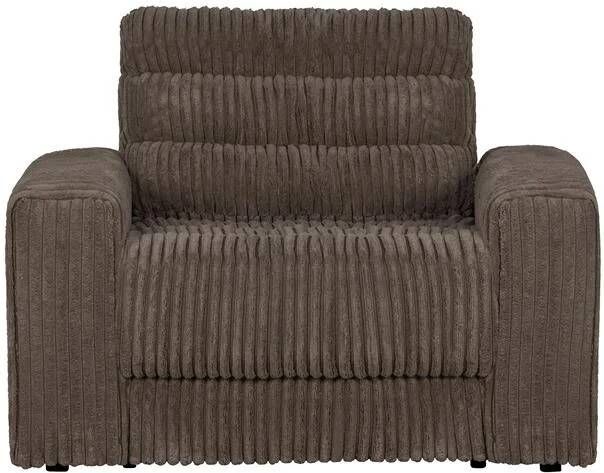BePureHome Date Fauteuil Grove Ribstof Mud 78x103x99