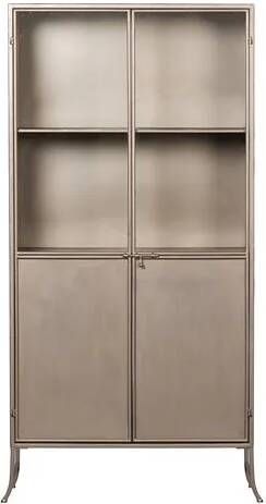 BePureHome Fossil Vitrinekast Metaal Champagne 180x95x38 - Foto 2