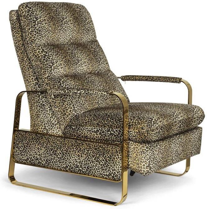 Bold Monkey Relax Like Chandler Recliner Chair Panther