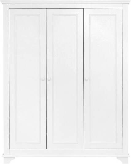 Bopita 3-deurs kledingkast Charlotte wit