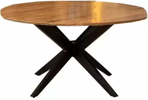 Bronx71 Ronde eetkamertafel Richy acaciahout Ø130 cm