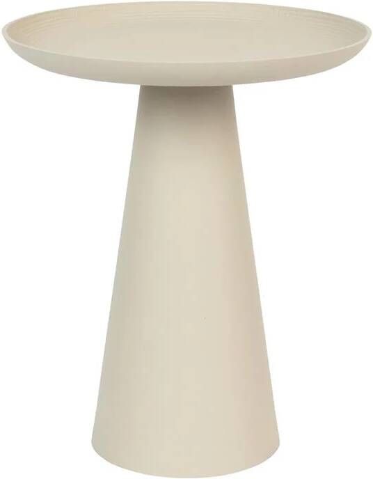 By fonQ basic Tira Bijzettafel Wit Ø 34 5 cm