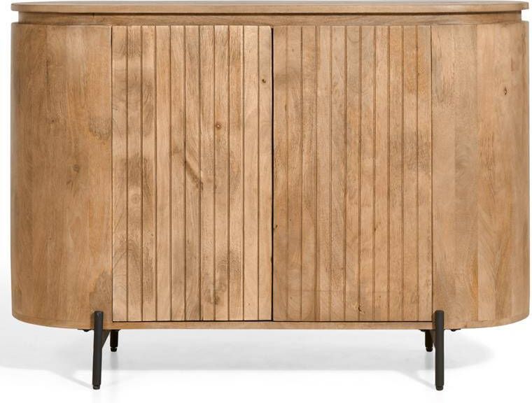 By fonQ Grand Dressoir Lichtbruin Mangohout B 115 cm