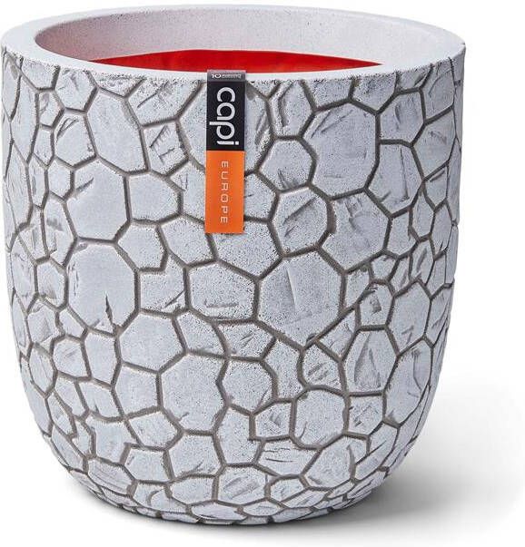 Capi Europe Bloempot bol Clay NL 35x34 Ivoor