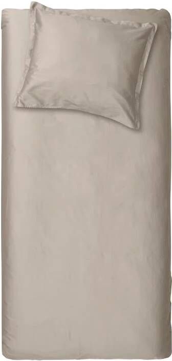 Cinderella dekbedovertrek Uni taupe 140x200 220 cm Leen Bakker
