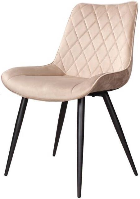 DS4U Benito 3.0 eetkamerstoel velours champagne - Foto 2