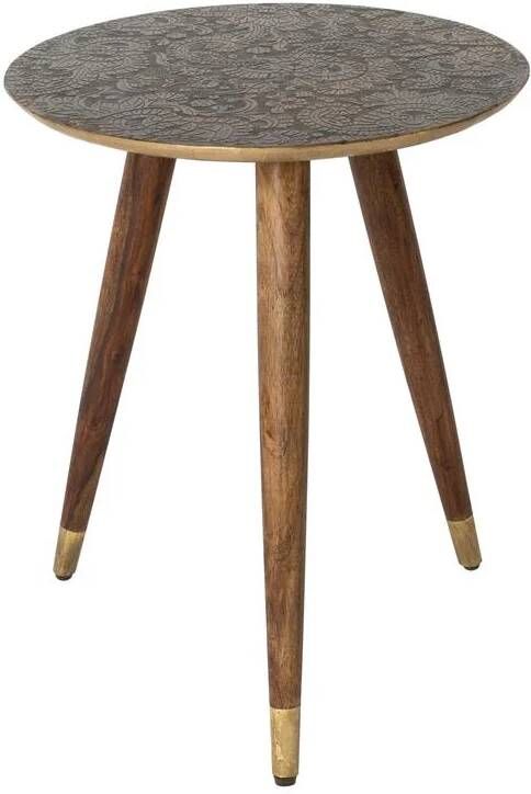Dutchbone Bijzettafel Bast 40cm Rond - Foto 3