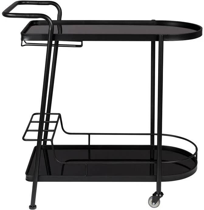 Dutchbone Trolley Giulia Zwart Ovaal - Foto 4