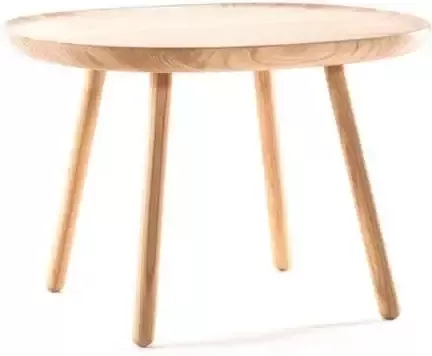 EMKO Ash Bijzettafel rond vierkant essenhout naturel large - Foto 2