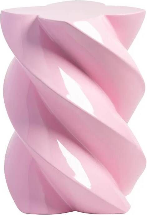 &k amsterdam Pillar Marshmallow Bijzettafel H 40 cm Candy Pink