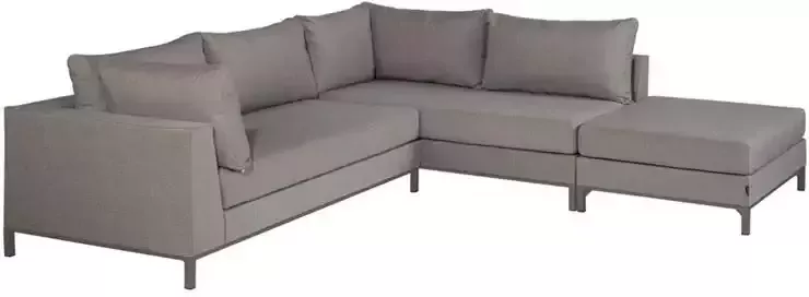 WOOOD Loungeset Rechts Buiten Sicilië Taupe 60x262x246