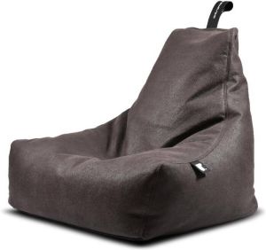Extreme Lounging b-bag mighty-b Luxury slate zitzak volwassenen ergonomisch indoor lederlook
