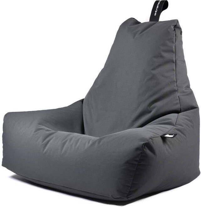Extreme Lounging b-bag mighty-b grijs zitzak volwassenen ergonomisch weerbestendig outdoor